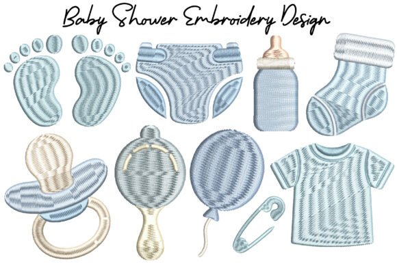 Baby Shower Embroidery Design Bundle Review