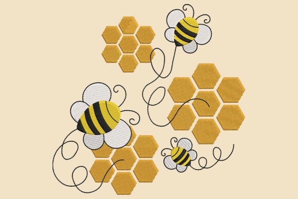 Buzzin Bee Honeycomb Embroidery Design Review