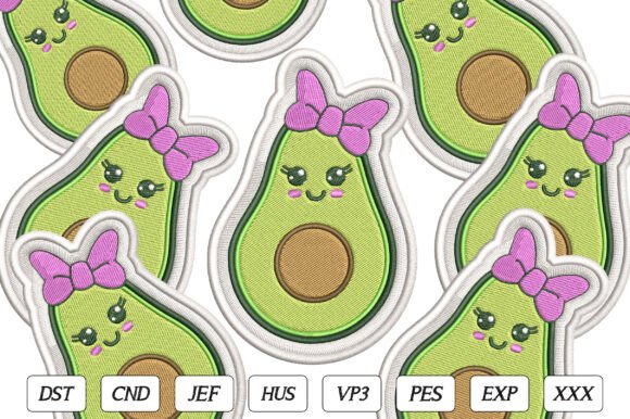 Cute Avocado Embroidery Design Review for Real Projects