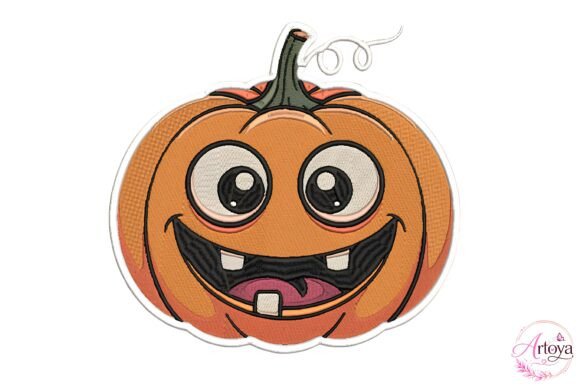 Cute Halloween Pumpkin Embroidery Design Review