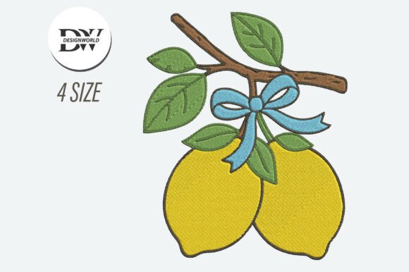 Lemon Bow Embroidery Design Review for Boutique Apparel