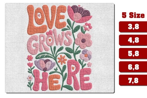 Love Grows Here Boho Floral Embroidery Review