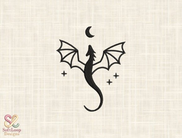Minimalist Dragon Embroidery Design Review