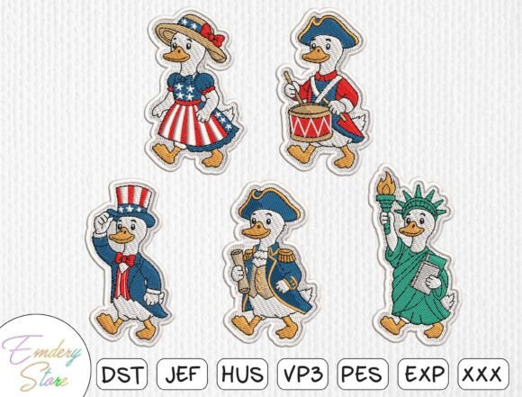 Patriotic Duck Embroidery Design Bundle Review