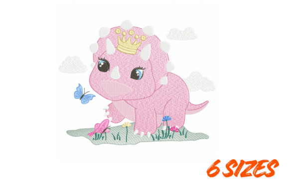 Princess Dino Embroidery Design Review