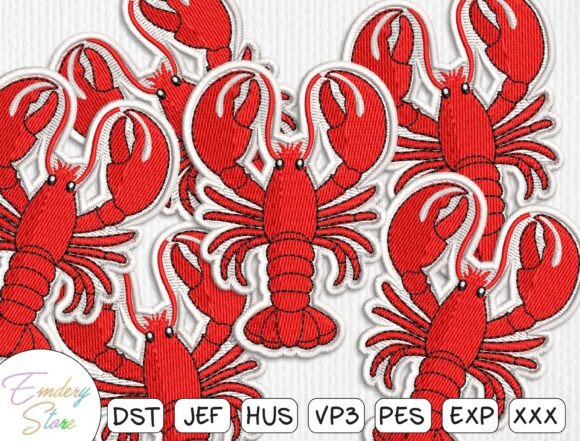 Seafood Patch Embroidery Design Review for Holiday Collections