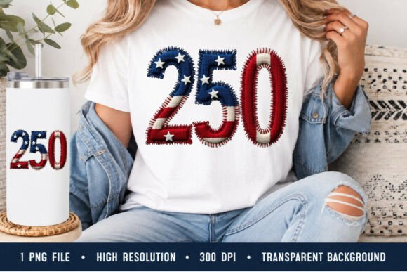 USA 250 Faux Embroidery PNG Review